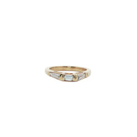 Normani - Women's 3 Stone Baguette Wedding Band Ring