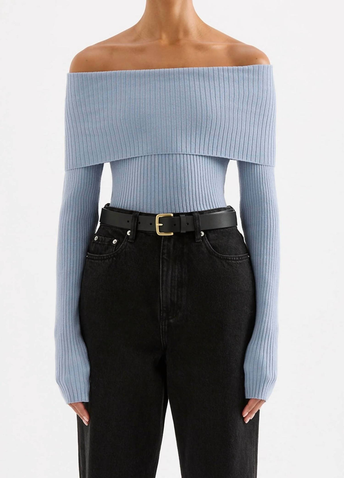 Nude Lucy - Krishna Off Shoulder Knit Top