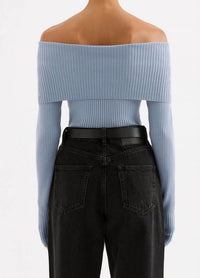 Nude Lucy - Krishna Off Shoulder Knit Top