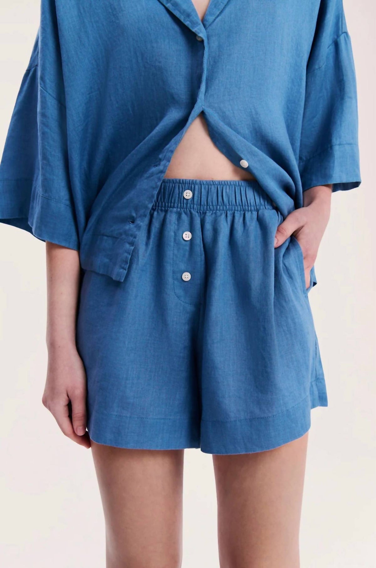 Nude Lucy - Women's Lounge Linen Short