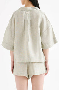 Nude Lucy - Lounge Stripe Linen Short