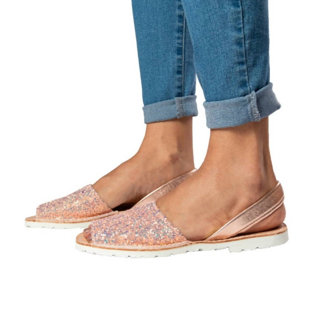 Numa By Spanians - Women's Glitter Avarca Sandals
