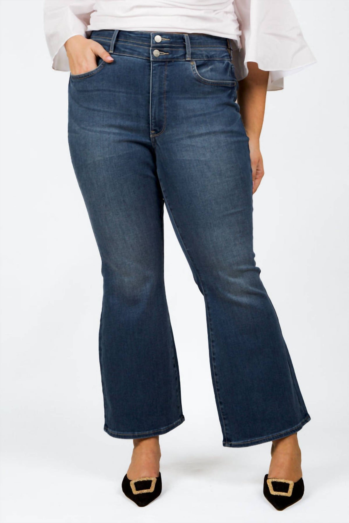 Nydj - High Rise Ava Flare Jeans - Plus