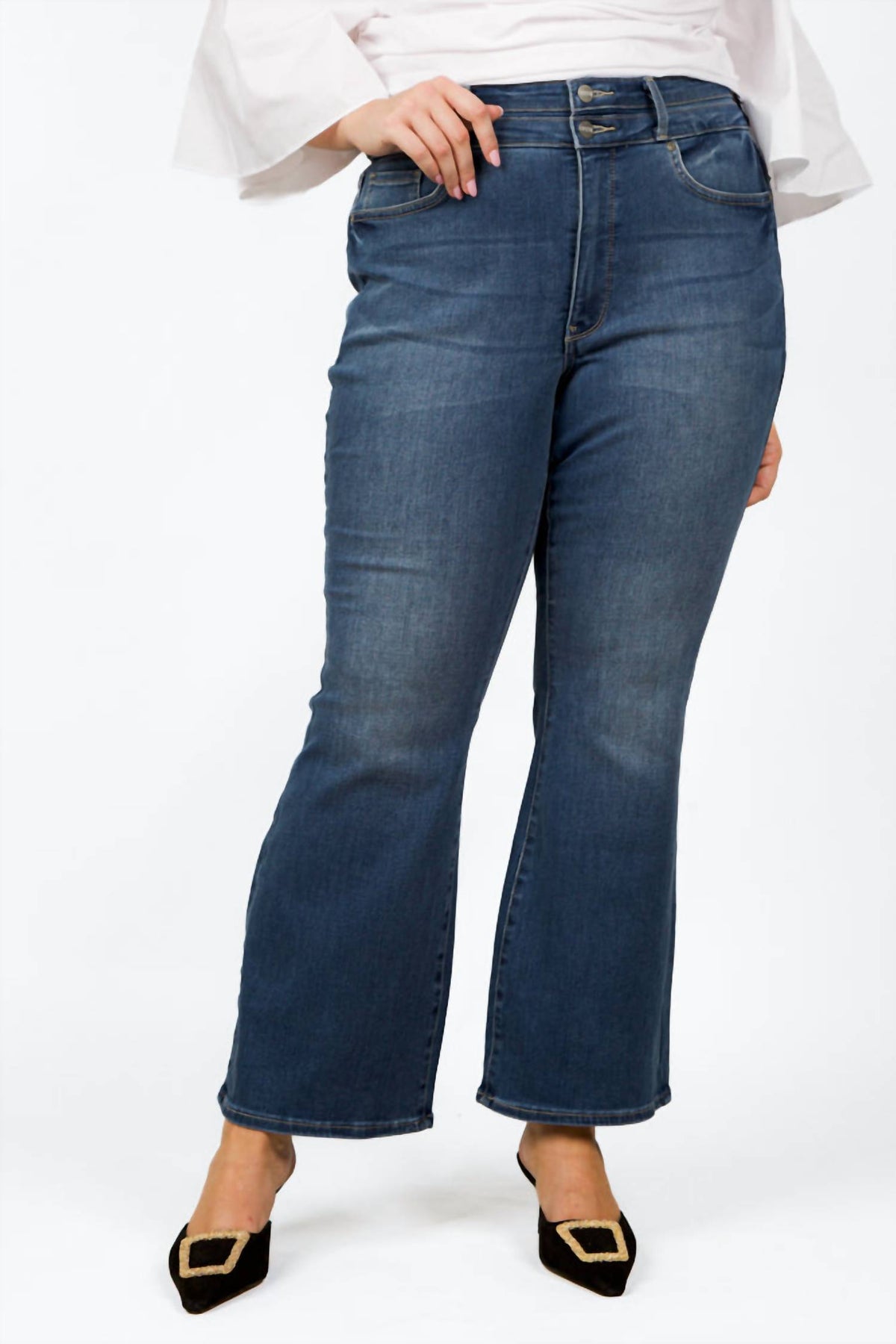 Nydj - High Rise Ava Flare Jeans - Plus