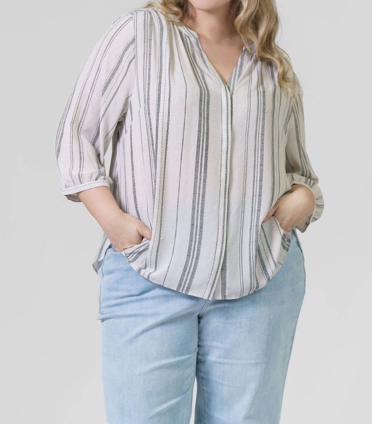 Nydj - Pintuck Blouse - Plus