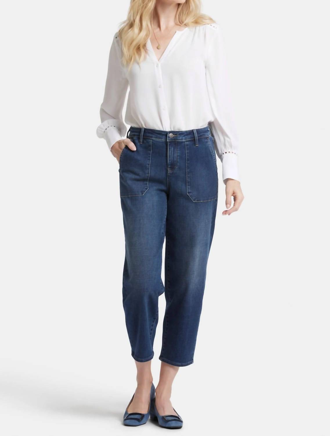 Nydj - Relaxed Utility Ankle Jean