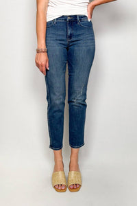 Nydj - Stella Tapered Ankle Jeans - ankle - blue - clothing
