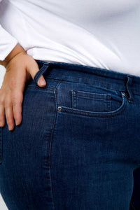 Nydj - Waist Match Relaxed Flared Jeans - Plus Size