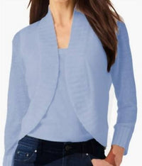 Nzt By Nic+Zoe - Bolero Cardigan - blue - cardigans - clothing