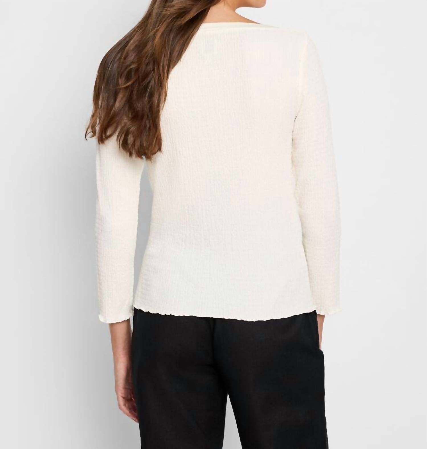 Nzt By Nic+Zoe - Bubble Knit Top - blouses - clothing - polyester