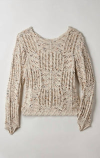Nzt By Nic+Zoe - Denim Dot Sweater - brown - clothing - cotton - blend