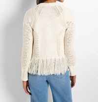 Nzt By Nic+Zoe - Tape Fringe Cardigan - cardigans - clothing - cotton - blend