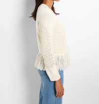 Nzt By Nic+Zoe - Tape Fringe Cardigan - cardigans - clothing - cotton - blend