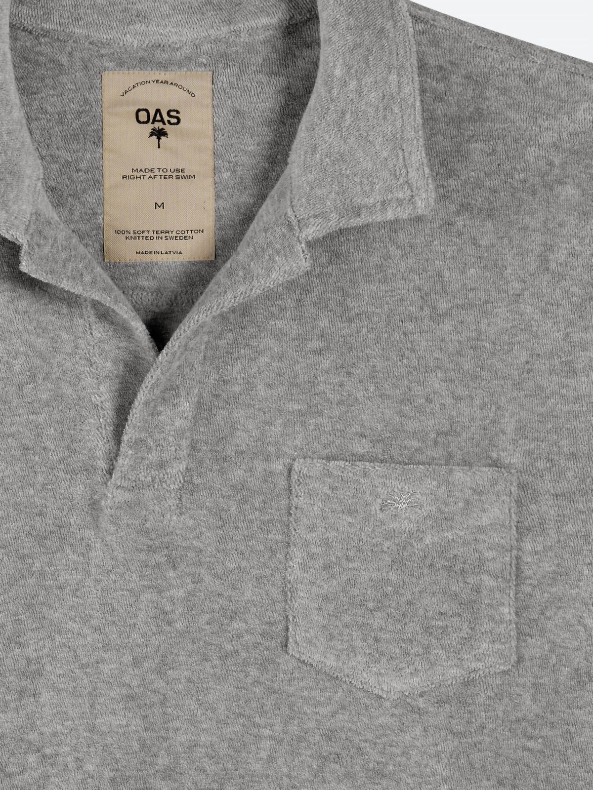 Oas - Men's Solid Terry Polo