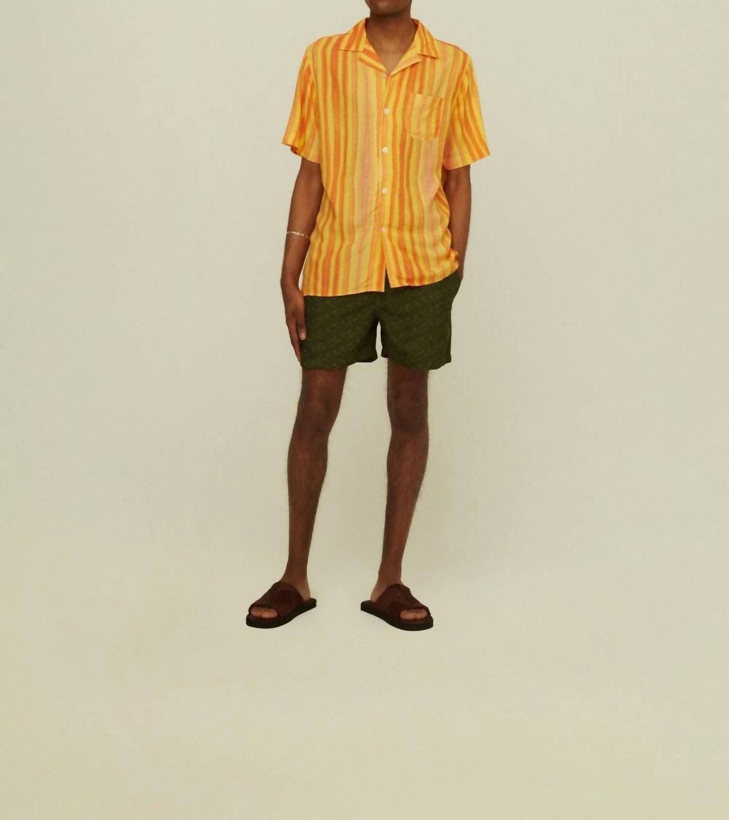 Oas - Orangina Viscose Shirt - casual - button - down - shirts - clothing - men