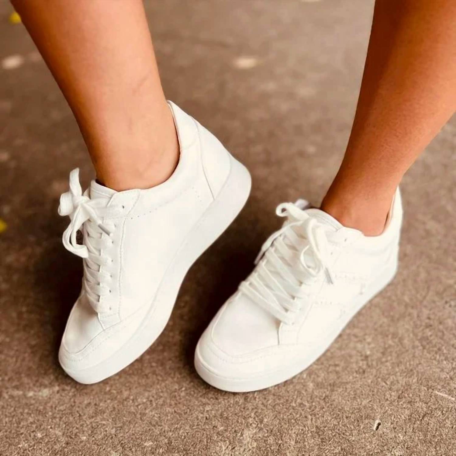 Oasis Society - Women's Stitch Sneakers - shoes - sneakers - white