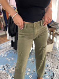 Oat New York - High rise straight cargo