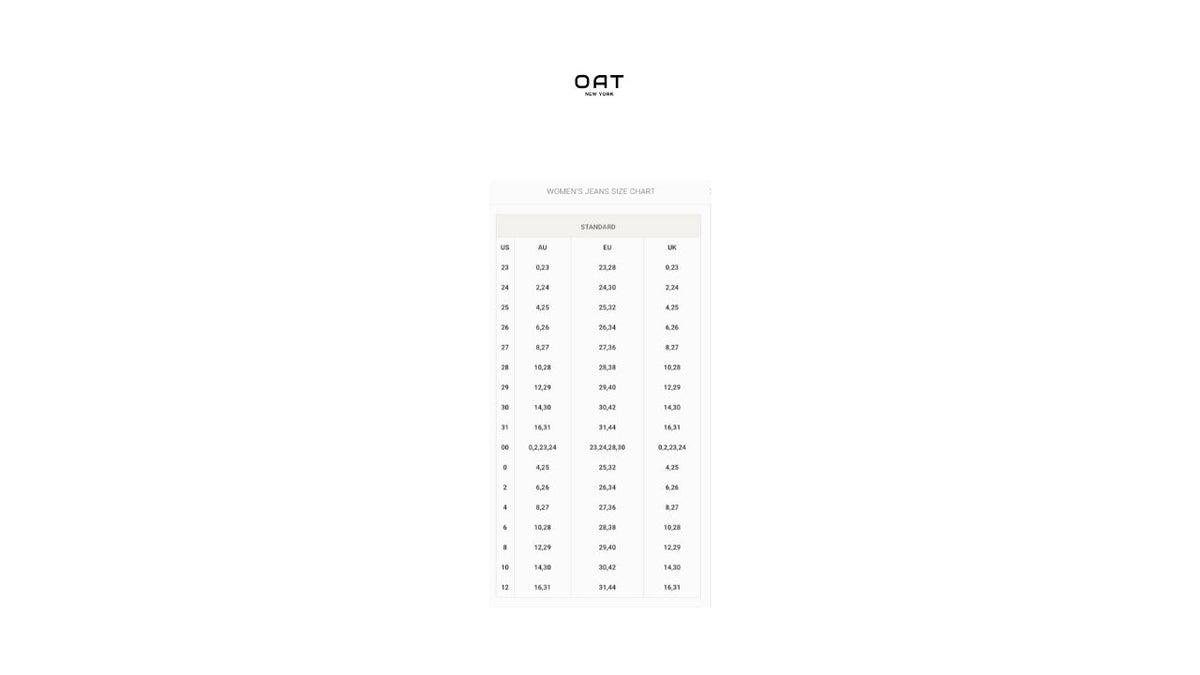 Oat New York - High rise straight cargo