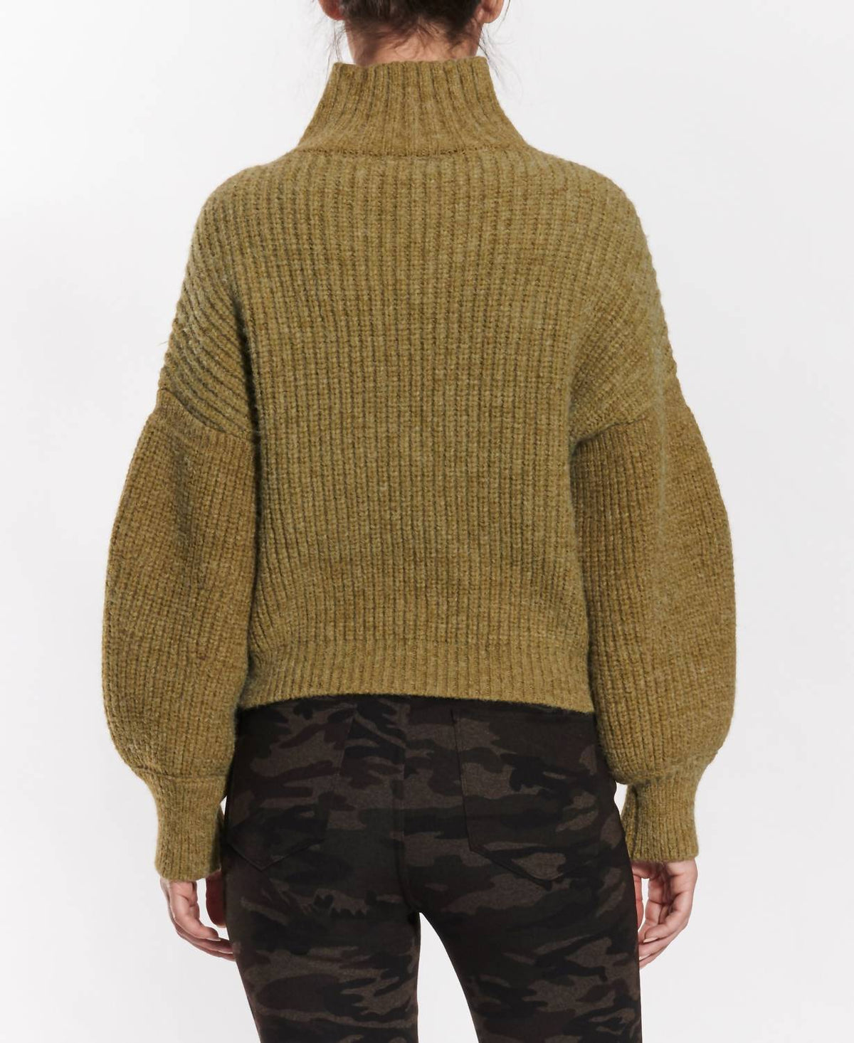 Oat New York - Moss Mock Neck Sweater