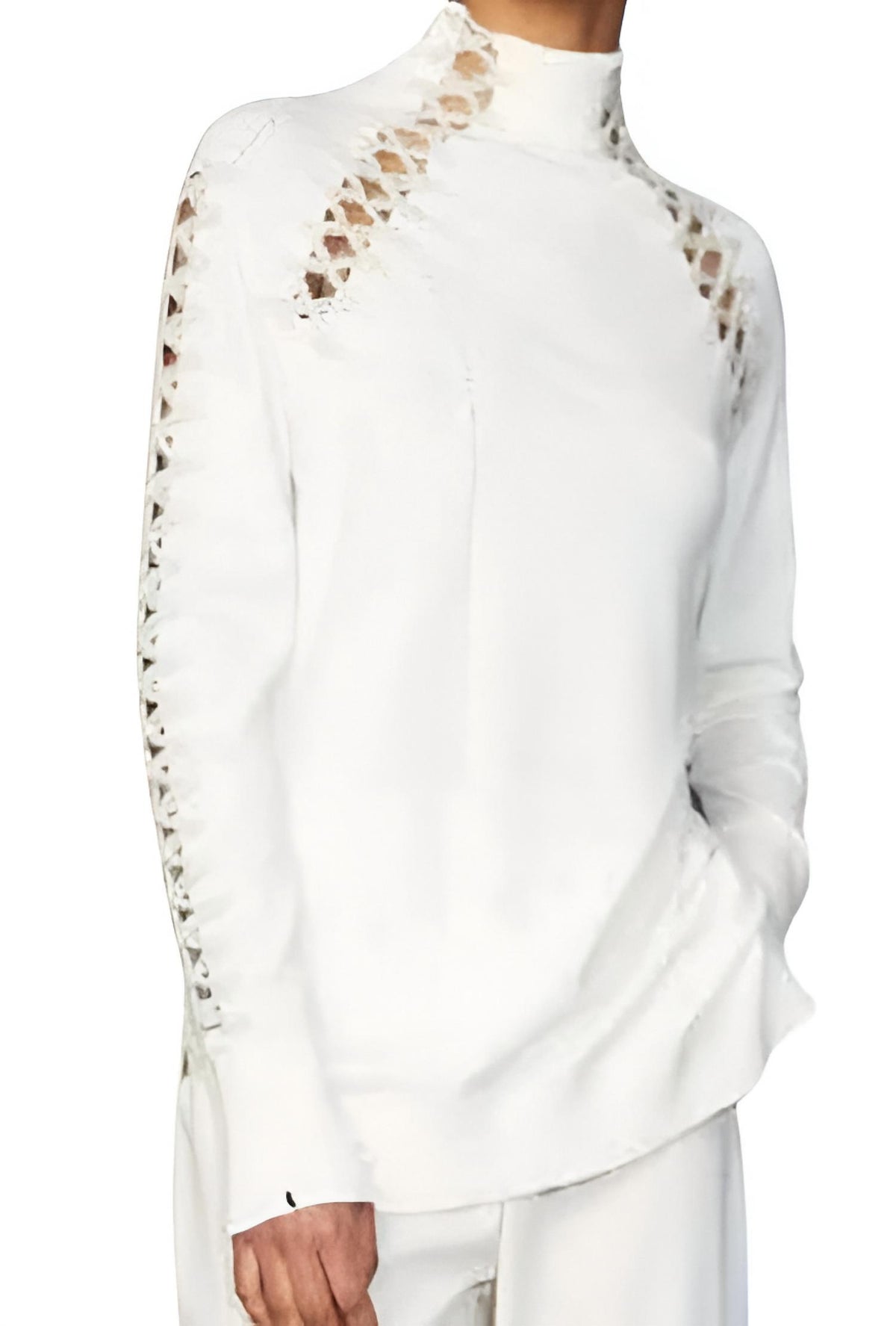 Oblique Creations - Laced Glory Turtleneck Top