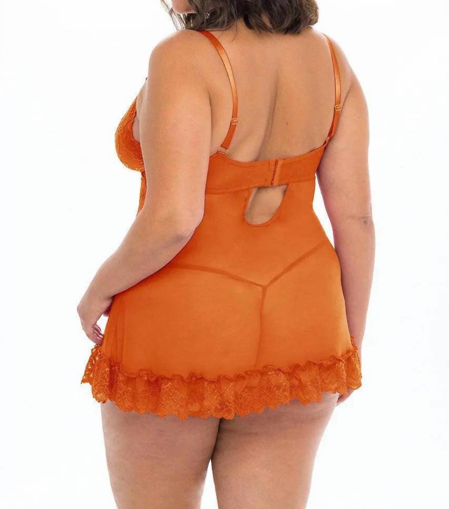 Oh La La Cheri - Valentine Babydoll - Plus - bras - clothing - intimates