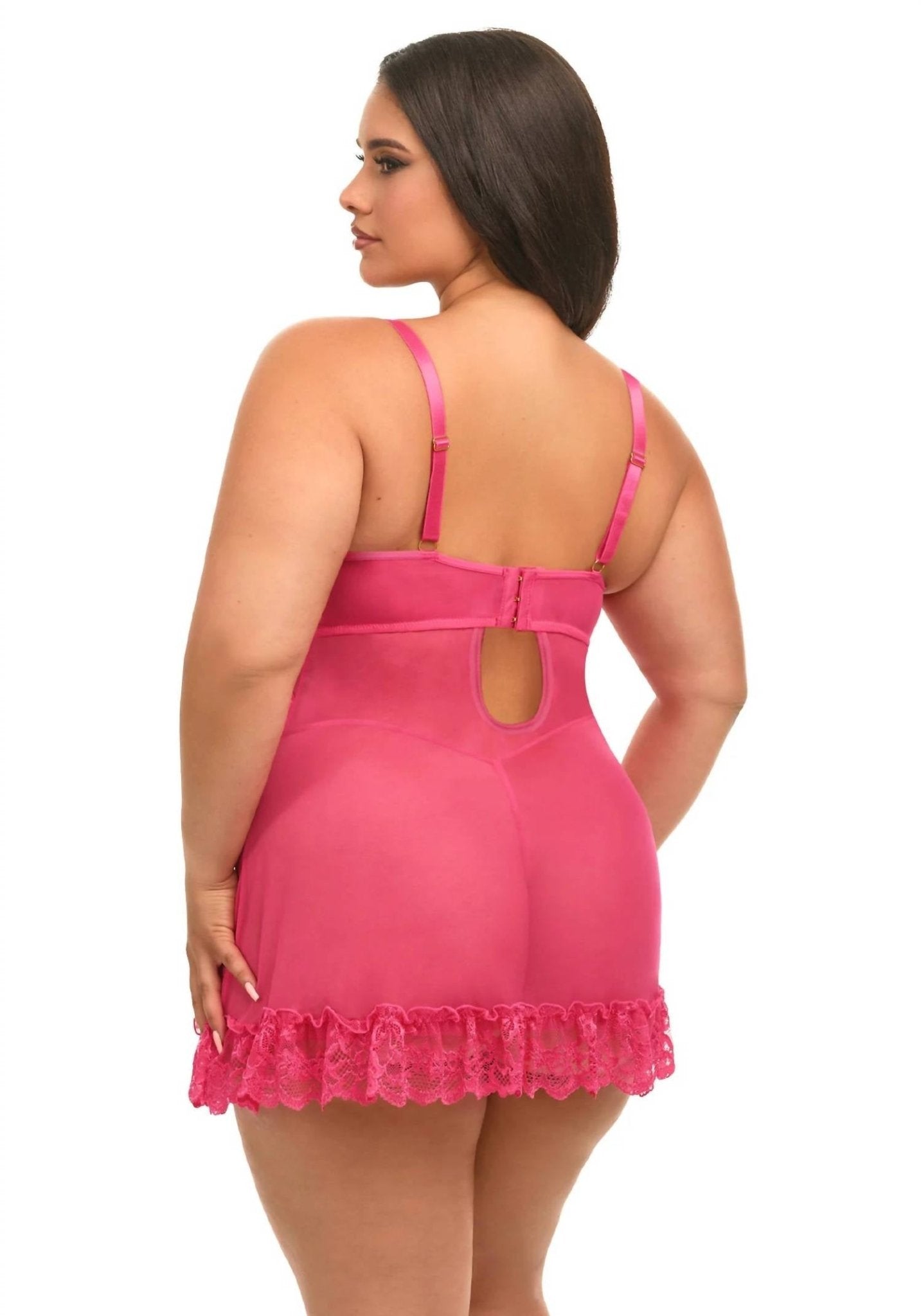 Oh La La Cheri - Valentine Babydoll - Plus - bras - clothing - intimates