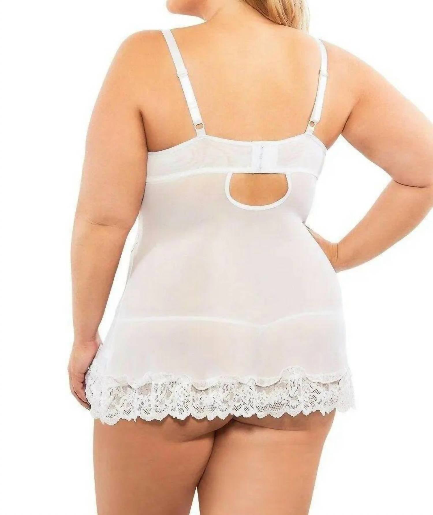 Oh La La Cheri - Valentine Babydoll - Plus - bras - clothing - intimates