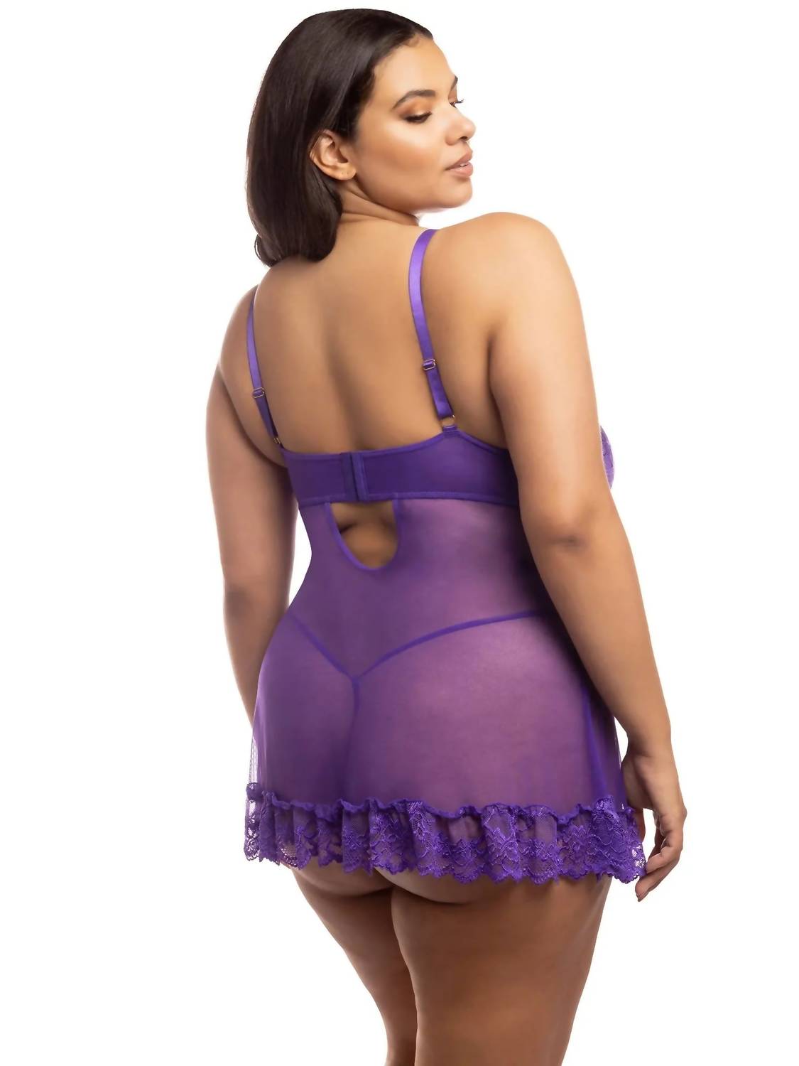 Oh La La Cheri - Valentine Babydoll - Plus - bras - clothing - intimates