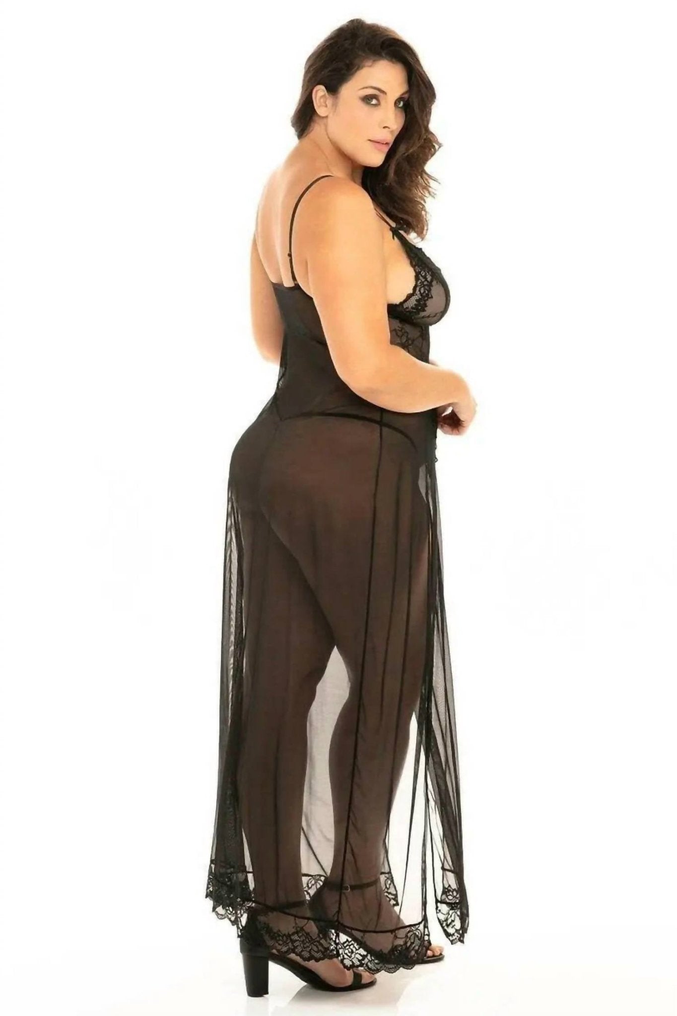 Oh La La Cheri - Valentine Long Gown - Plus - black - women - 