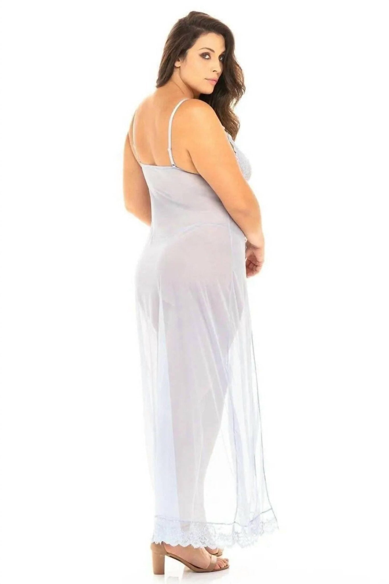 Oh La La Cheri - Valentine Long Gown - Plus - blue - women - 