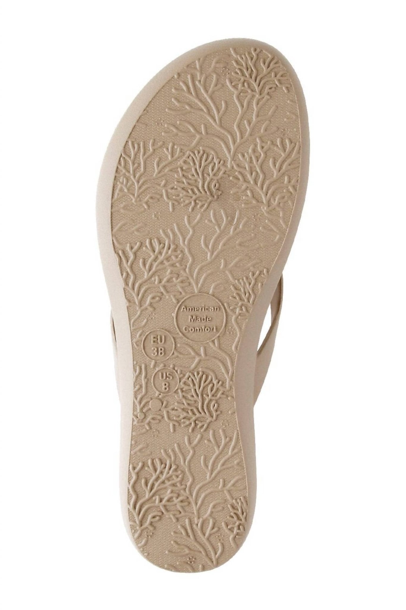 Oka - B - Women's Lucky Flip Flops - beige - shoes - slippers