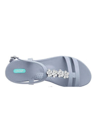 Oka - B - Women's Tally Rhinestone Sandal - blue - sandals - shoes