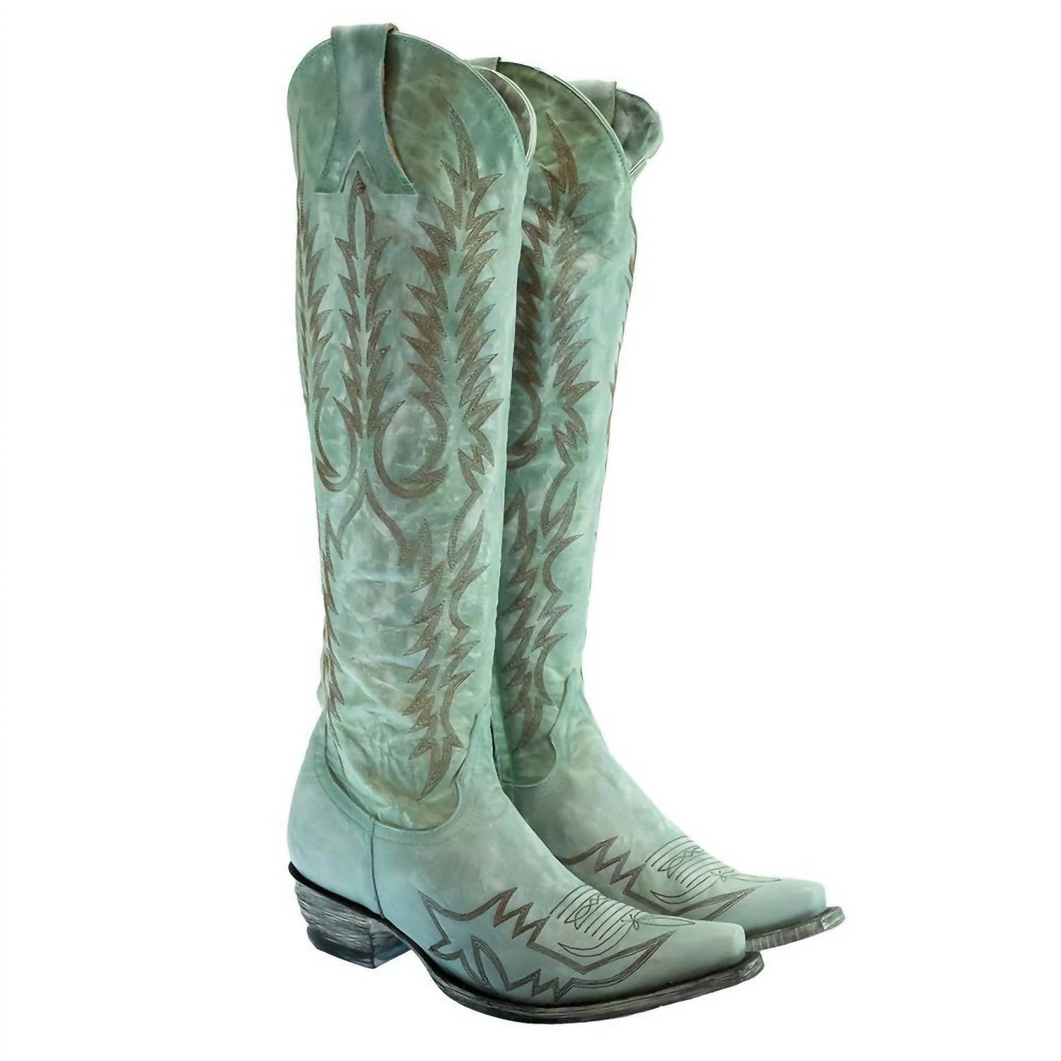 Old Gringo - Women's Mayra Bis Boot - green - heeled - boots - shoes