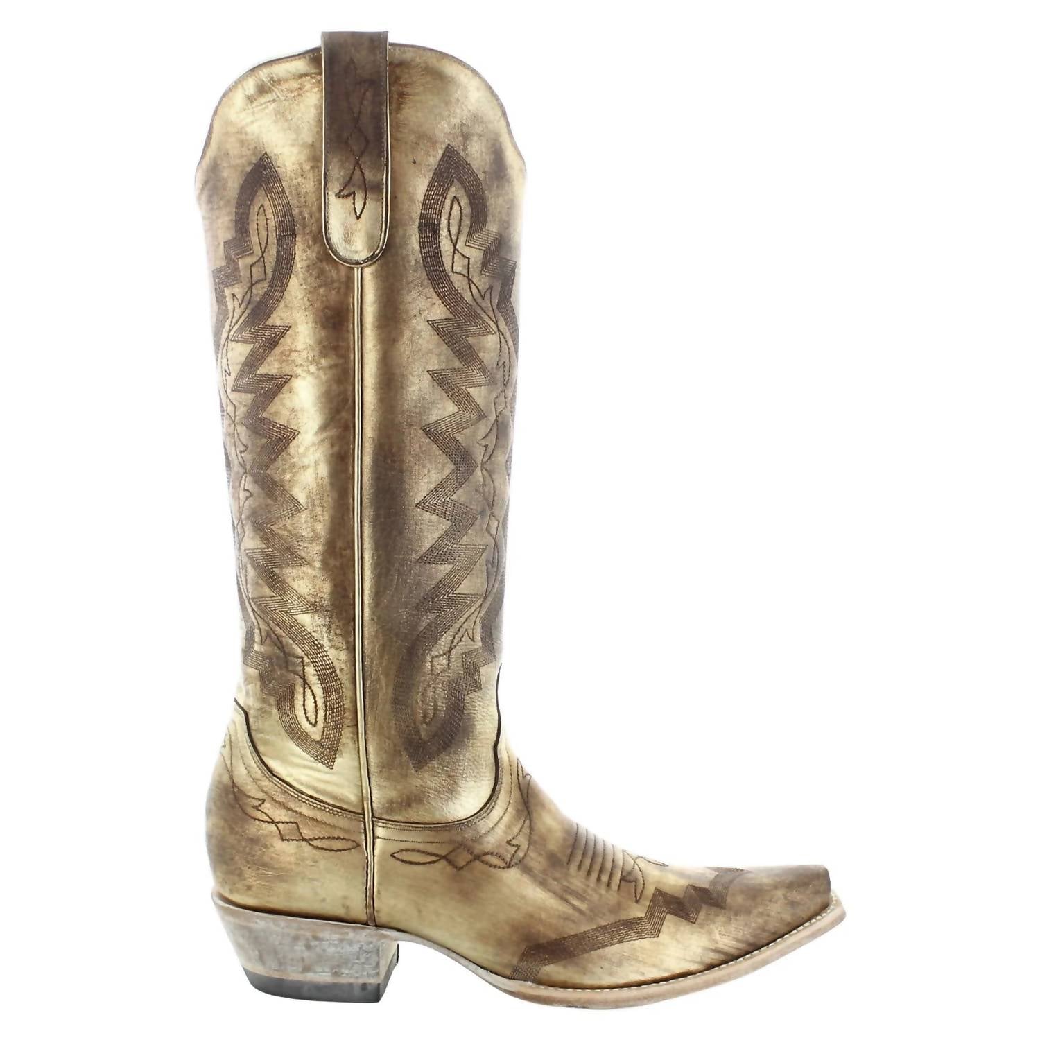 Old Gringo - Women's Peyton Tall Boot - gold - heeled - boots - shoes