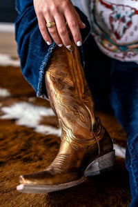 Old Gringo - Women's Peyton Tall Boot - gold - heeled - boots - shoes