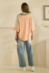 Oli & Hali - Samantha Crochet Collared Top