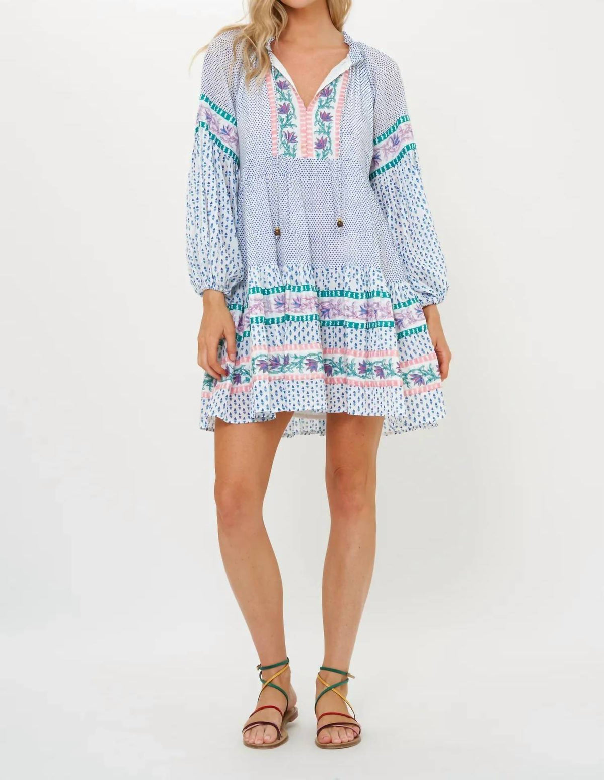 Oliphant - Balloon Sleeve Short Mini Dress