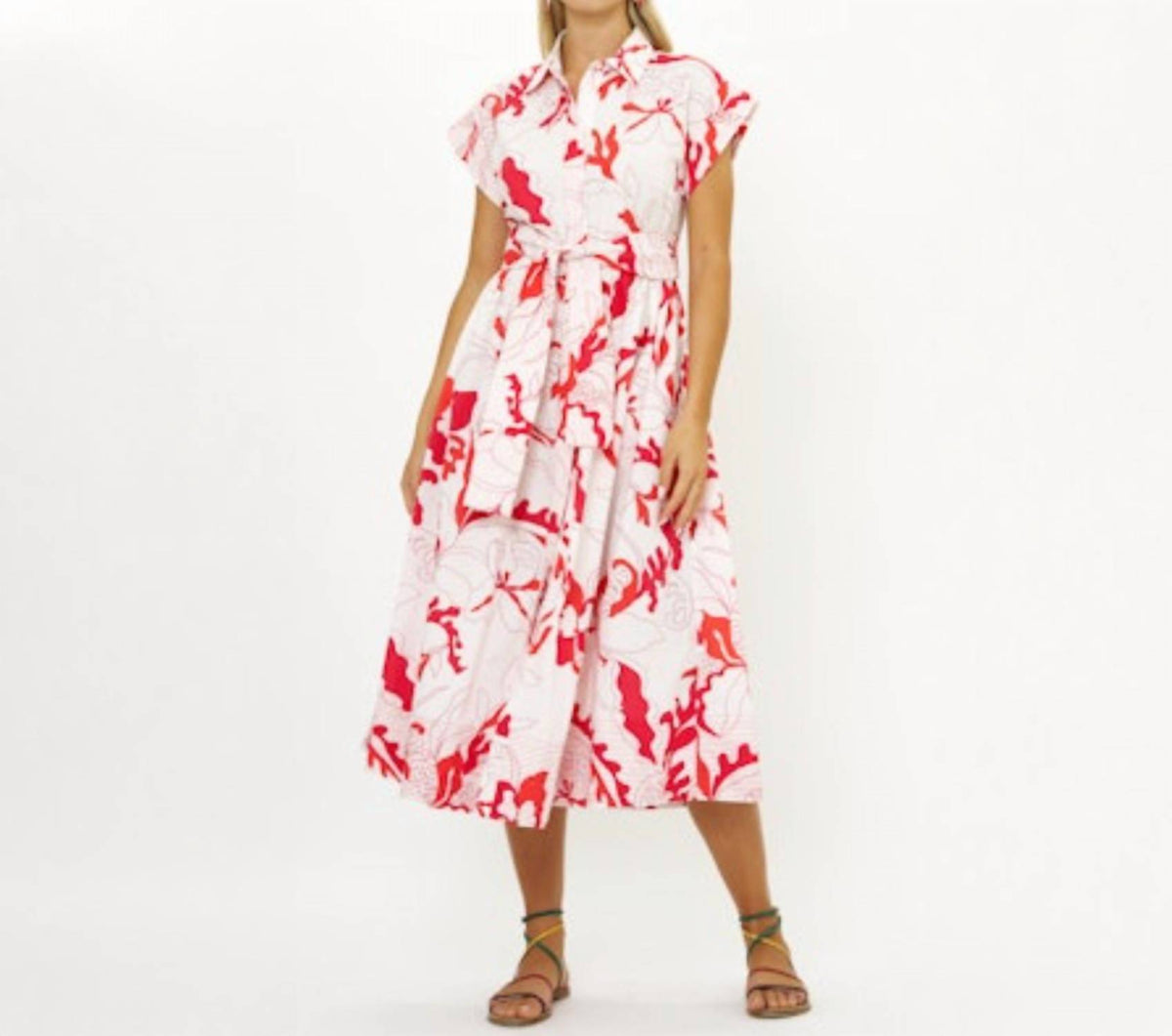 Oliphant - Belted Shirt Dress