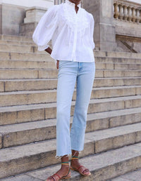 Oliphant - Ruffle Front Blouse
