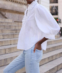 Oliphant - Ruffle Front Blouse