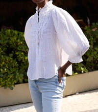 Oliphant - Ruffle Front Blouse