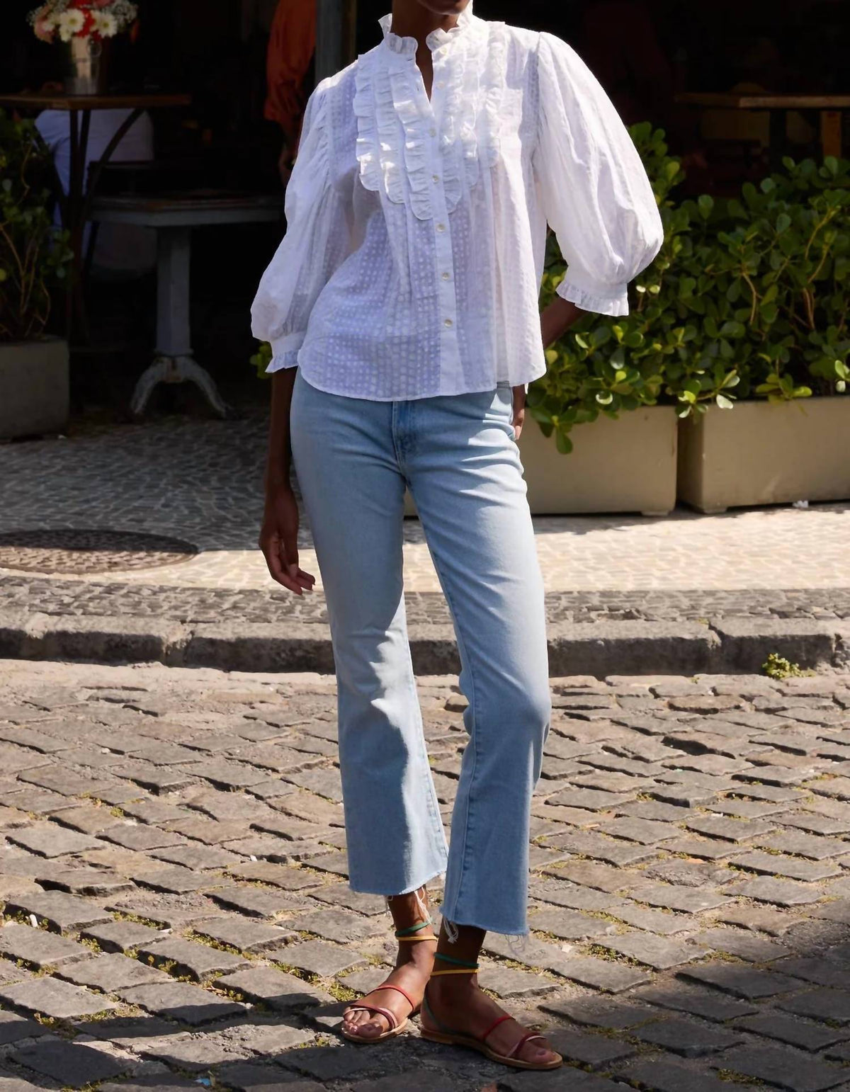 Oliphant - Ruffle Front Blouse