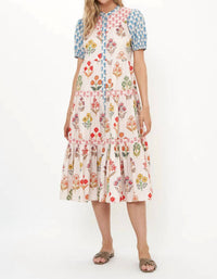 Oliphant - Scoop Tiered Midi Dress