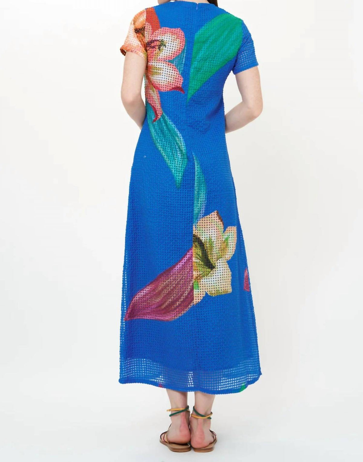 Oliphant - Short Sleeve Shift Maxi Dress