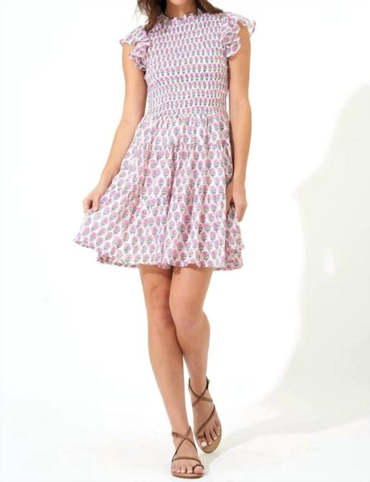 Oliphant - Smocked Flirty Short Dress