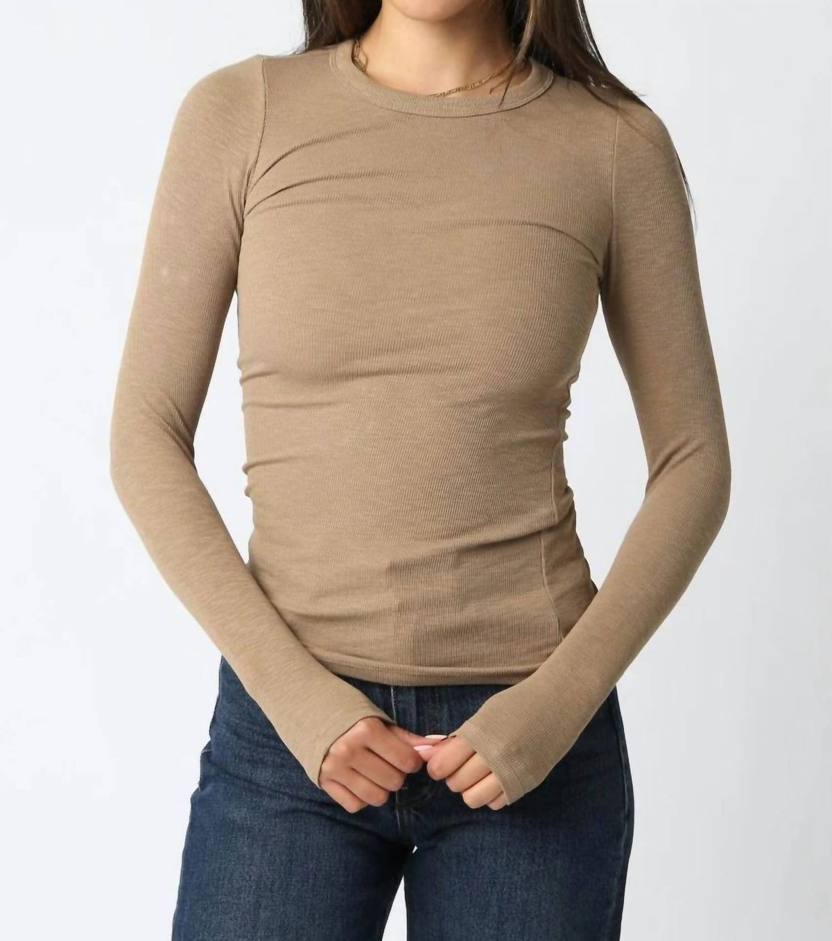 Olivaceous - Abbey Long Sleeve Top