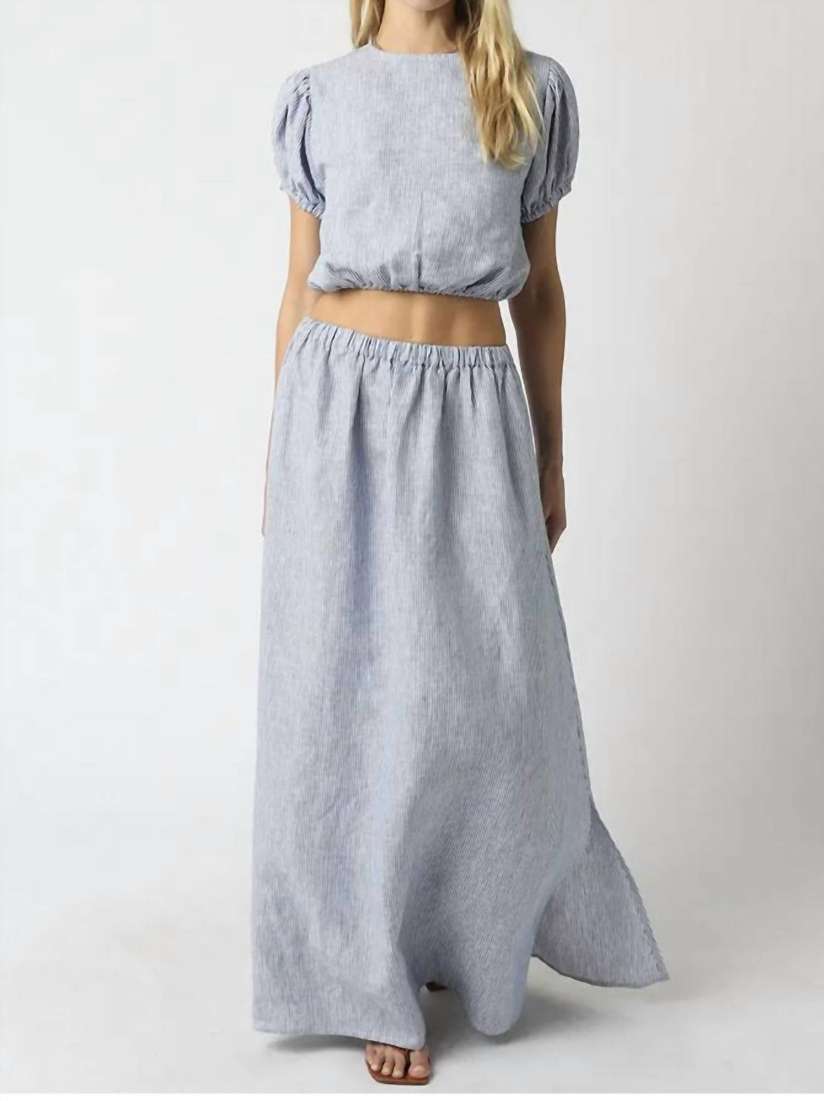 Olivaceous - Aleah Linen Top