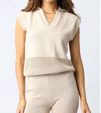 Olivaceous - Allison Knit Top