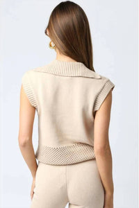 Olivaceous - Allison Knit Top