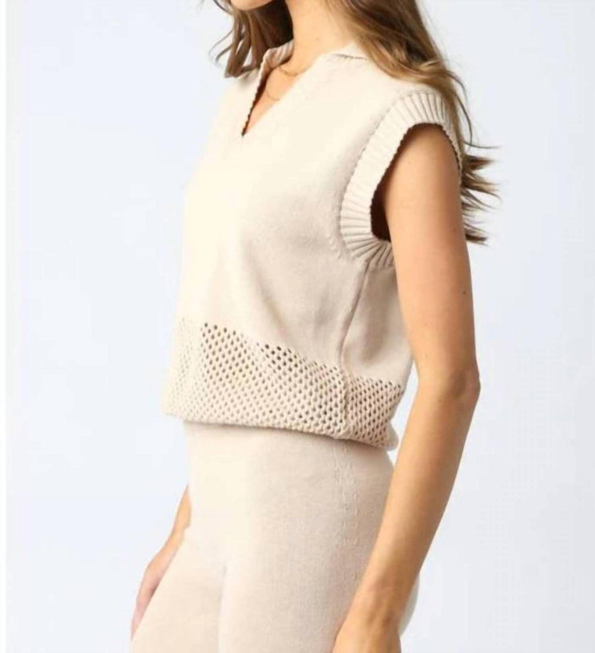 Olivaceous - Allison Knit Top